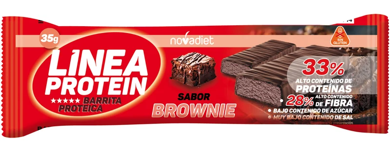 Línea Protein Brownie · Nova Diet · 35 gramos